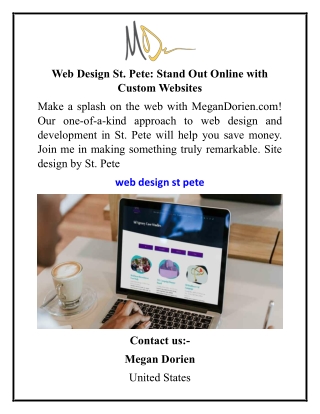 Web Design St. Pete Stand Out Online with Custom Websites