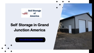Self Storage in Grand Junction America - www.selfstorageofamerica.com