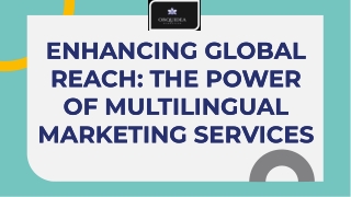 Multilingual Marketing Services