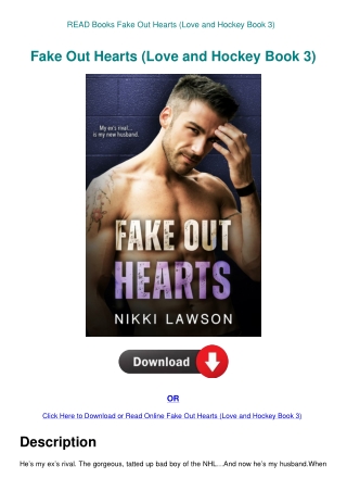 READ Books Fake Out Hearts (Love and Hockey Book 3)