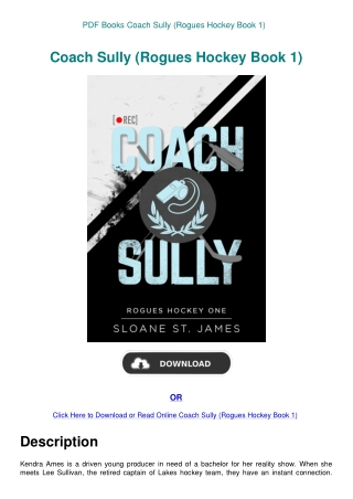 PDF Books Coach Sully (Rogues Hockey Book 1)