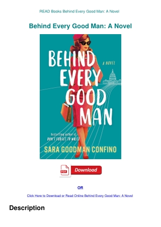 READ Books Behind Every Good Man A Novel