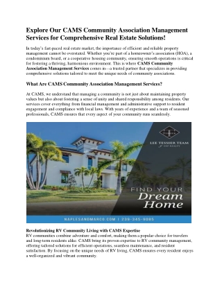 All-in-One Real Estate Services