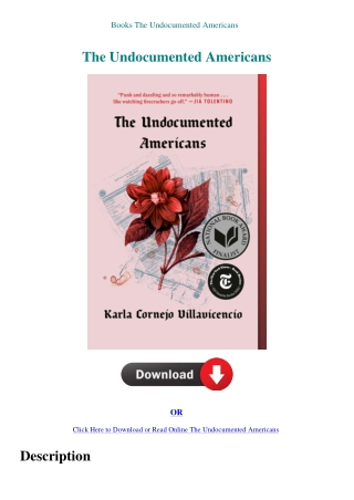 Books The Undocumented Americans
