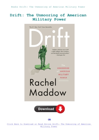 Books Drift The Unmooring of American Military Power