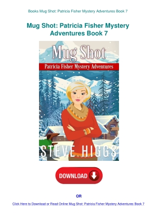 Books Mug Shot Patricia Fisher Mystery Adventures Book 7