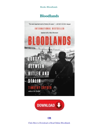 Books Bloodlands