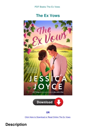 PDF Books The Ex Vows