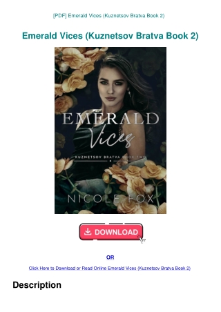 [PDF] Emerald Vices (Kuznetsov Bratva Book 2)
