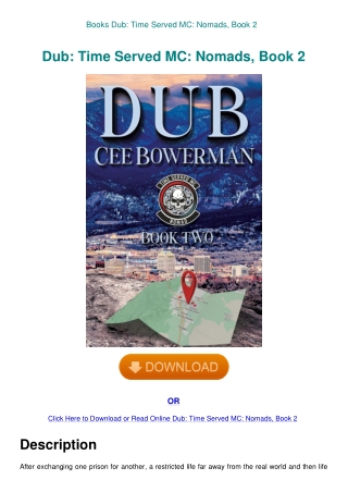 Books Dub Time Served MC Nomads  Book 2