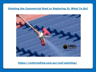 Painting the Commercial Roof or Replacing It