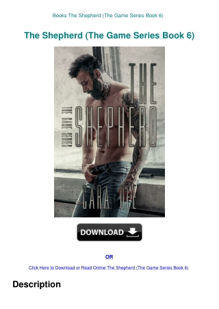 Books The Shepherd (The Game Series Book 6)