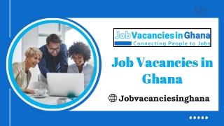 Job Vacancies in Kumasi - Job Vacancies in Ghana