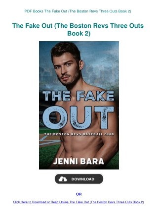 PDF Books The Fake Out (The Boston Revs Three Outs Book 2)