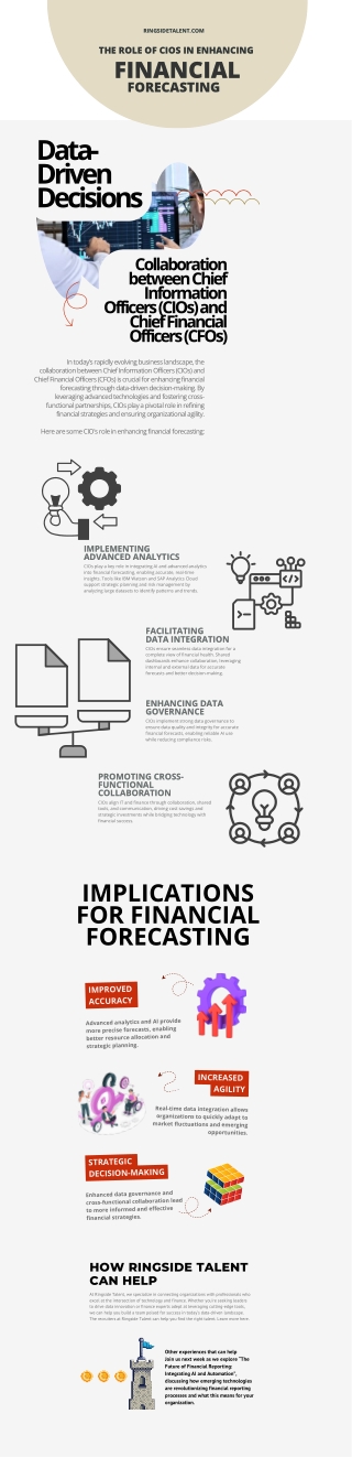 The Role of CIOs in Enhancing Financial Forecasting