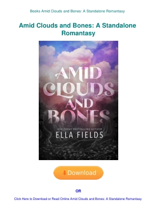 Books Amid Clouds and Bones A Standalone Romantasy