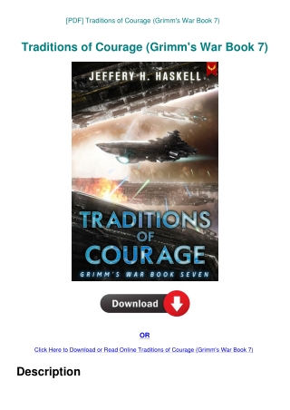 [PDF] Traditions of Courage (Grimm's War Book 7)