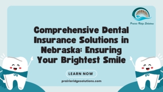 Comprehensive Dental Insurance Solutions in Nebraska Ensuring Your Brightest Smile