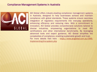 ACI Global Pty Ltd