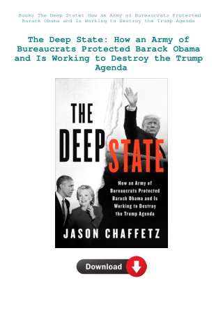 Books The Deep State How an Army of Bureaucrats Protected Barack Obama and Is Working to Destroy the