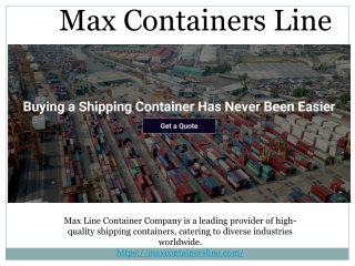 Used containers for sale