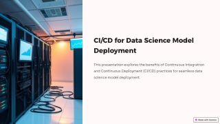 CI_CD for Data Science Model Deployment