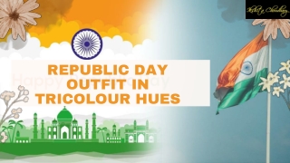 Republic Day Outfit in Tricolour Hues