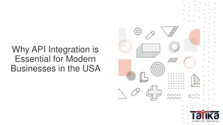 Why API Integration is Essential for Modern Businesses in the USA