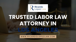Experienced Labor and Employment Attorneys in Los Angeles – Ricardo Lopez Law