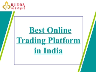 Best online share trading platform in India