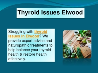 Thyroid Issues Elwood