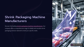 Shrink-Packaging-Machine-Manufacturers