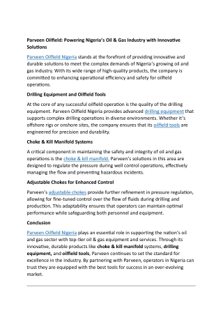 Powering Nigeria’s Oil & Gas Industry with Innovative Solutions (1)