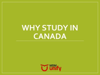 Study in Canada: A Perfect Blend of Academics and Culture