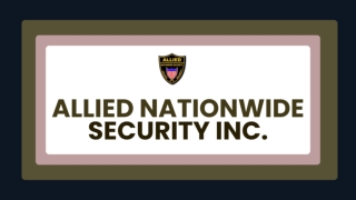 Allied Nationwide Security Inc.