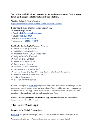 #1 Buy-Verified-CAsh-App-Accounts-100%-fully-USA-IP-verified-2025-Seller