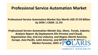 Professional Service Automation Market