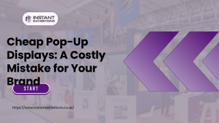 Cheap Pop-Up Displays A Costly Mistake for Your Brand