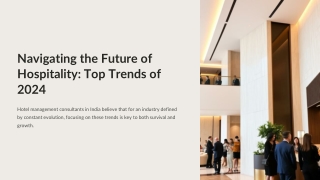 Hotel Asset Management Companies in India: ProMiller's Expertise