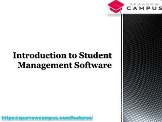 Revolutionize Academic Administration with Sparrow Campus's Student Management Software