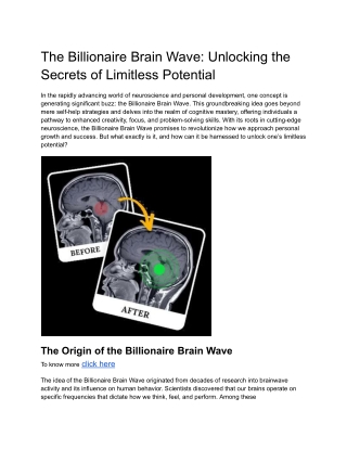 The Billionaire Brain Wave_ Unlocking the Secrets of Limitless Potential