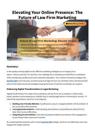 Elevating Your Online Presence_ The Future of Law Firm Marketing