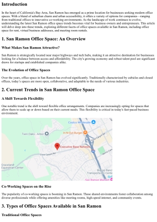 San Ramon Office Space Trends You Need To Learn about