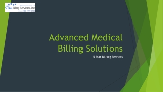 Medical Billing Solutions for Your Healthcare
