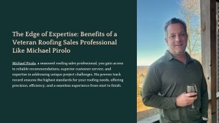 Michael Pirolo: Setting the Standard for Roofing Sales Excellence