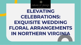 Wedding floral arrangements Northern Virginia