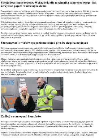 Auto serwis. Wskazówki dla specjalisty samochodowego: jak utrzymać pojazd w dosk