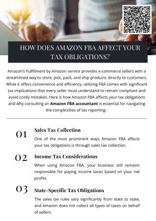 How Does Amazon FBA Affect Your Tax Obligations?