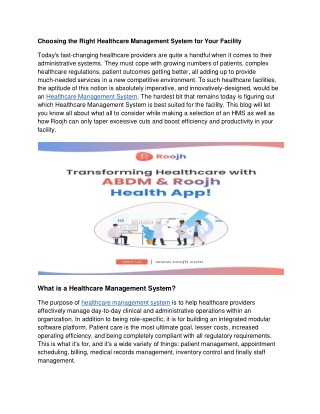 Choosing the Right Healthcare Management System for Your Facility (1)
