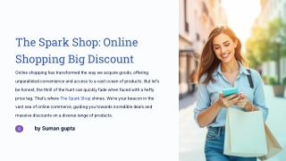 The Spark Shop – Online Shopping Big Discount